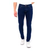 Klassiske Elastiske Slim Fit Jeans - DC-056