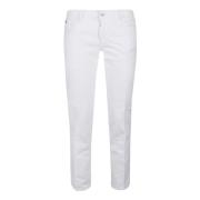 Hvide Jennifer Crop Jeans