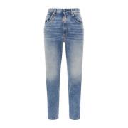 Slim-Fit Cropped Jeans til kvinder