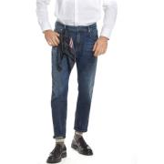 Marineblå Gulerodssnit Jeans