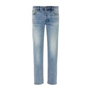 Denimblå 5-lomme jeans