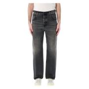 Logan Jeans - Sort Vasket Denim