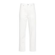 Hvide Bomuld Denim Bukser