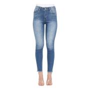 Skinny Fit Medium Blue Denim Jeans