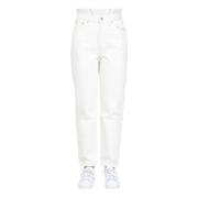 Hvide 80ers Mom Jeans