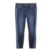 Slim Fit Jeans med nuancerede kanter